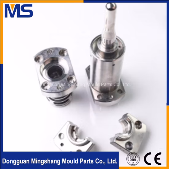 Präzisionsformteile Stahl-Haustier-Vorformling-Formhohlraum-Kerneinsatz-Hals-Ersatzteile