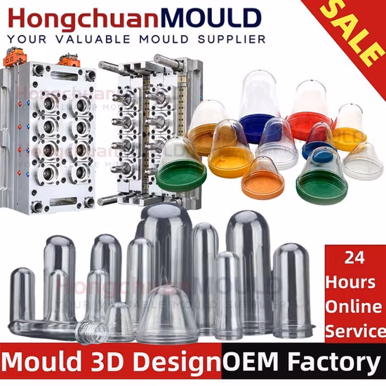 Maßgeschneiderte Kunststoff-Präzisionsform für Haustiervorformlinge, 5-Gallonen-Kappenform